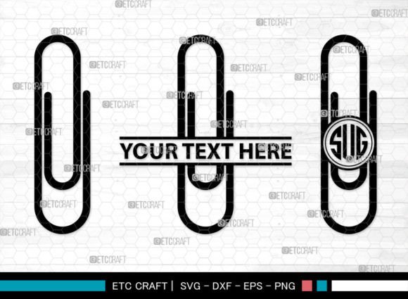 Download Binder Clip Monogram, Work Paper Clip - Premium Resources