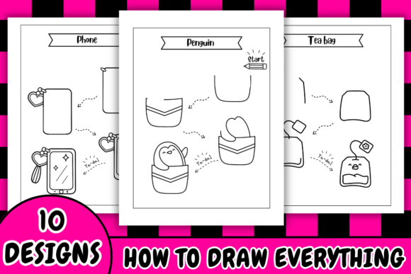 Download How to Draw Step-by-Step Coloring Pages - Premium Resources